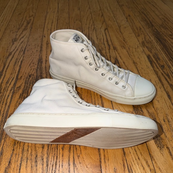 Nothing New White High-Top Sneakers Sz Men’s 10M - Picture 5 of 14